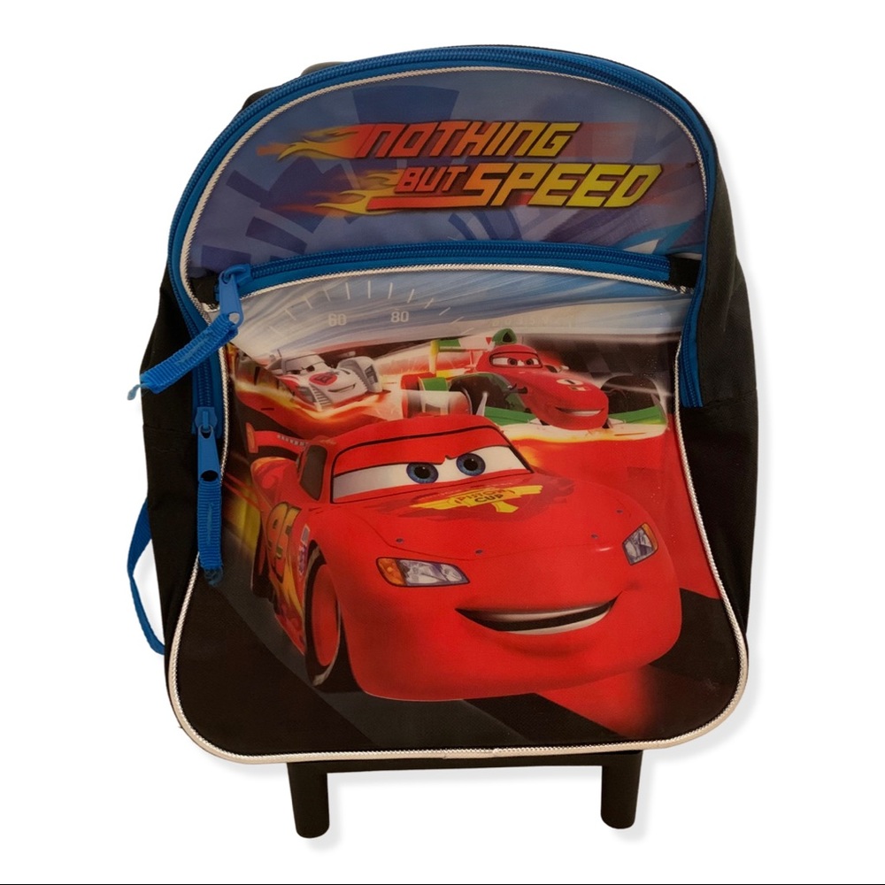 Disney Cars McQueen Mini Rolling Bag Backpack